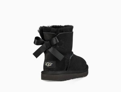 UGG Mini Bailey Bow II Boots for Big Kids - Black India